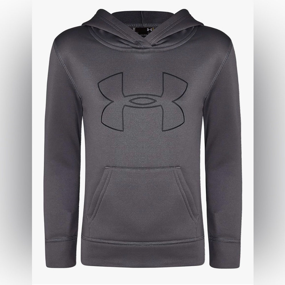 Boys Under Armour Gray Pullover Hoodie